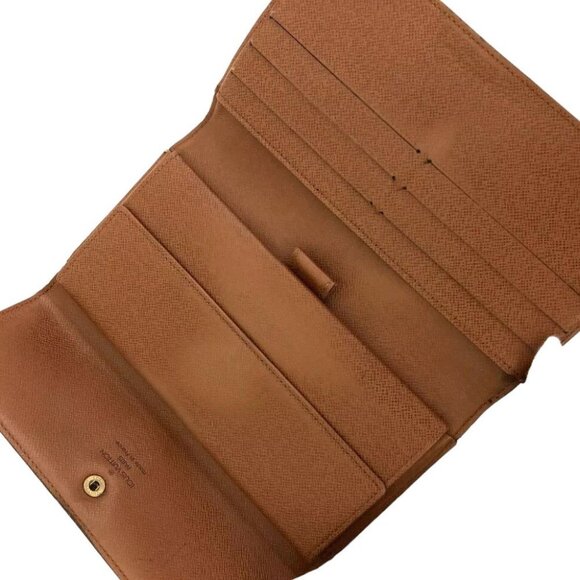 629151AK (Z1) Louis Vuitton Wallet Long Porte Tresor International Brown Monogra - Picture 5 of 8